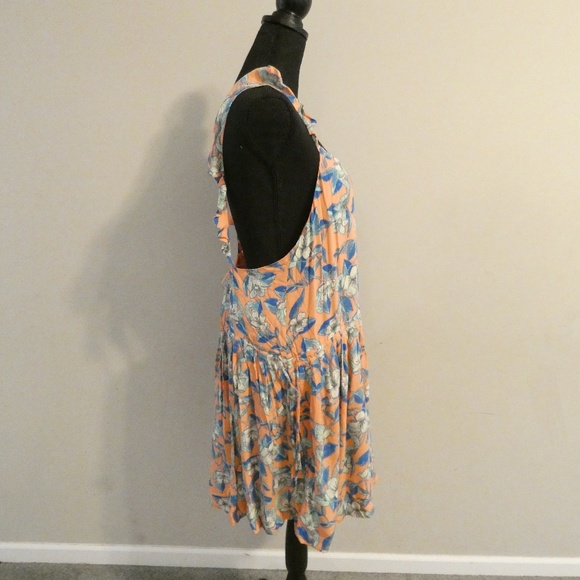 Free People Women's Mini Dress Orange Combo - Picture 5 of 8
